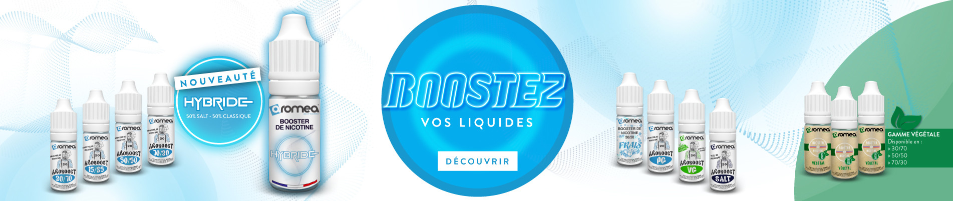Nouveauté : booster hybride Aromea !